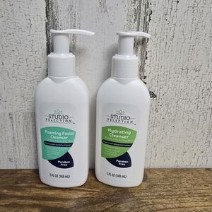 Studio Selection Facial Cleansers Set Of 2 Bottles 5 Oz For Normal To Dry Skin